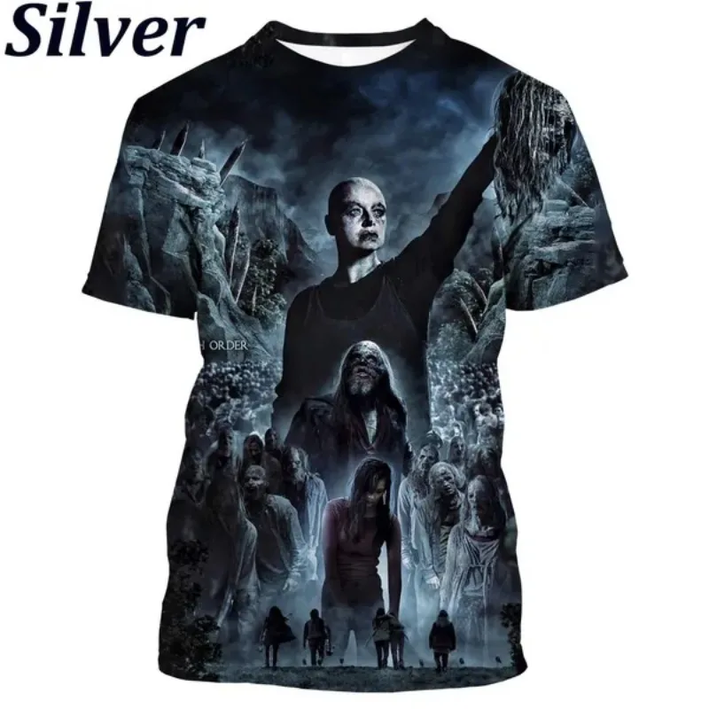 3D Printing Walking Dead T-shirt High Quality Breathable T-shirt Unisex Short-sleeved Men\'s and Women\'s Tops for All Seasons