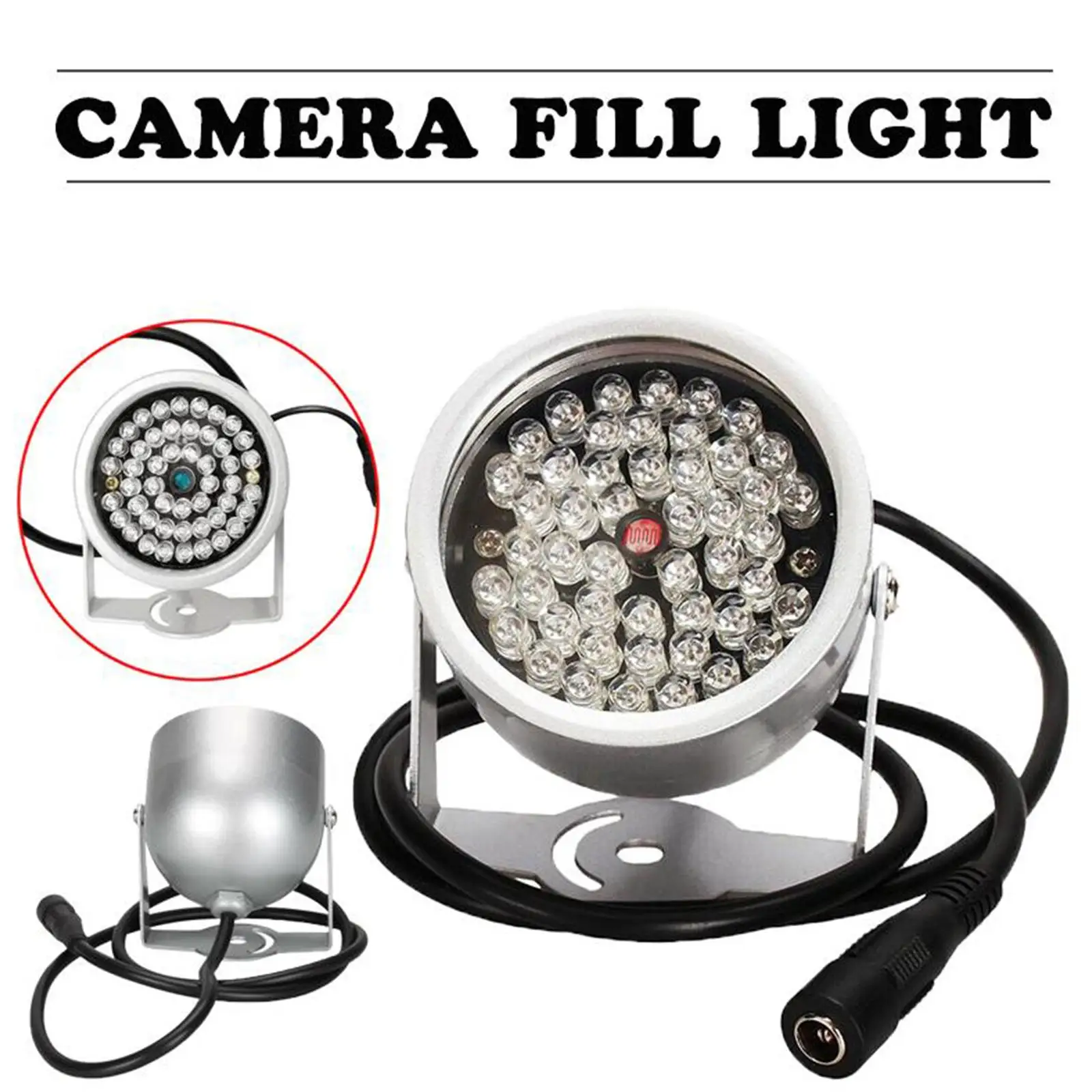 48 LED Illuminator 850nm Infrared IR LED Light Night Vision Fill Light For CCTV Camer Monitor Auxiliary Lights J0E0