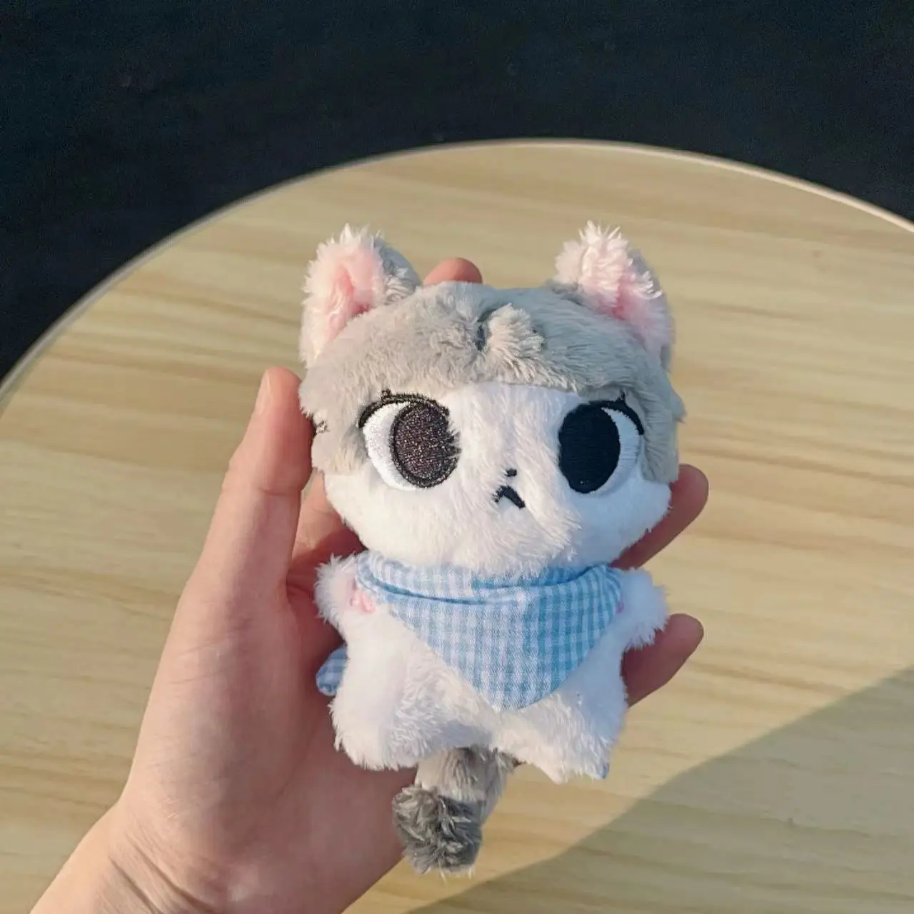 Kpop Idol NWJNS Haerin Plush Doll Key Ring Cute Cheese Cat