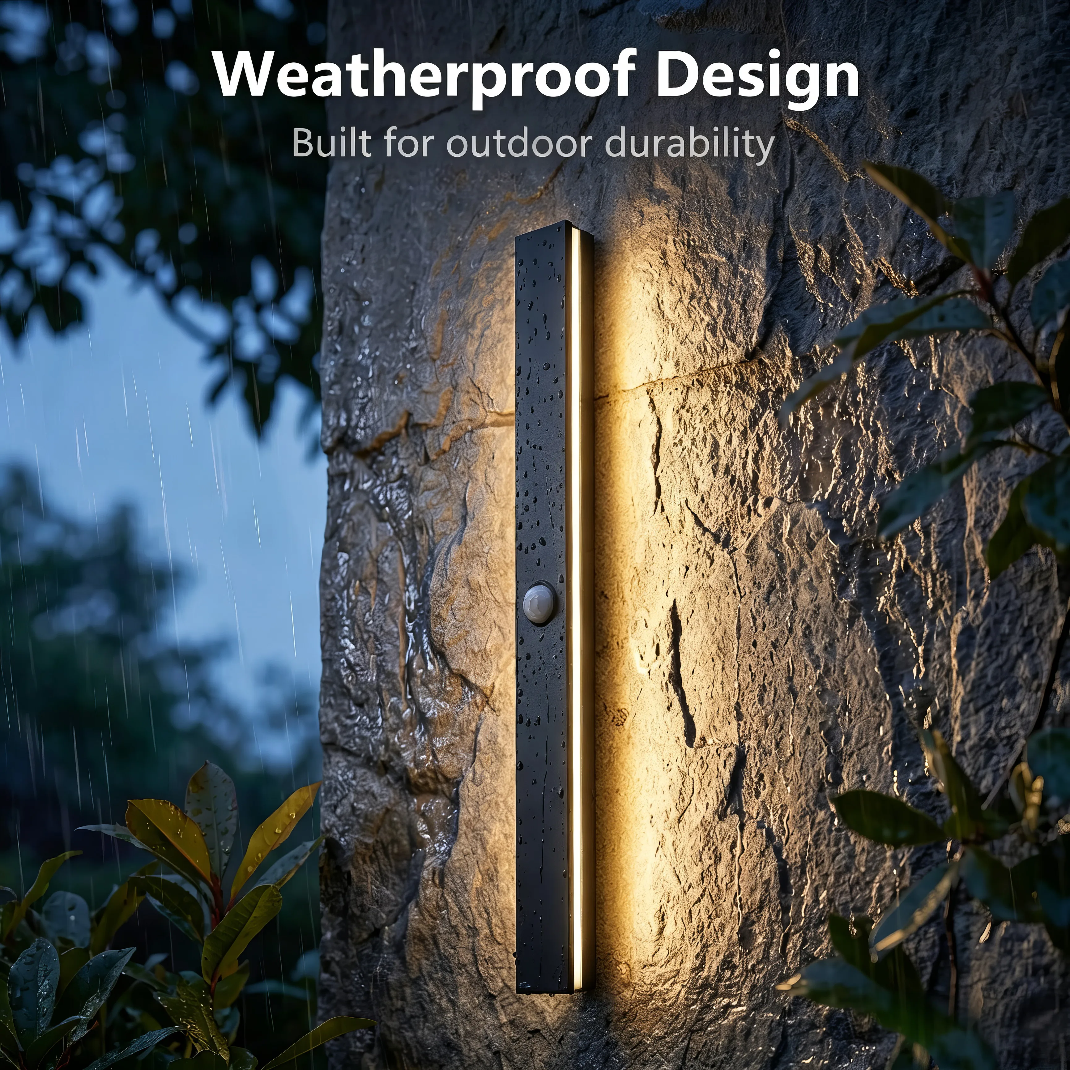 2/1PCS Motion Sensing LED Waterproof IP65 Outdoor Long Wall Lamp Villa Wall Light Garden Porch Sconce Light 110V 220V 55-200CM