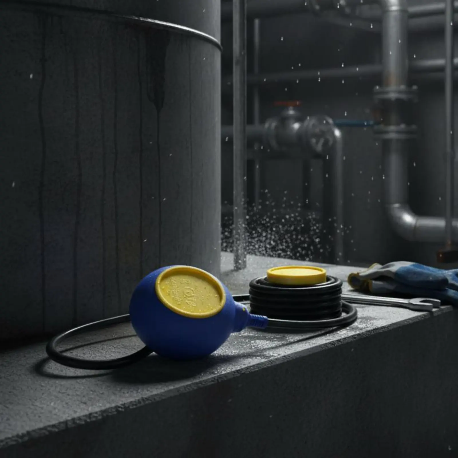 Automatic Water Level Controller High Sensitivity Water Pump Buoyant Controller for Well, Pool