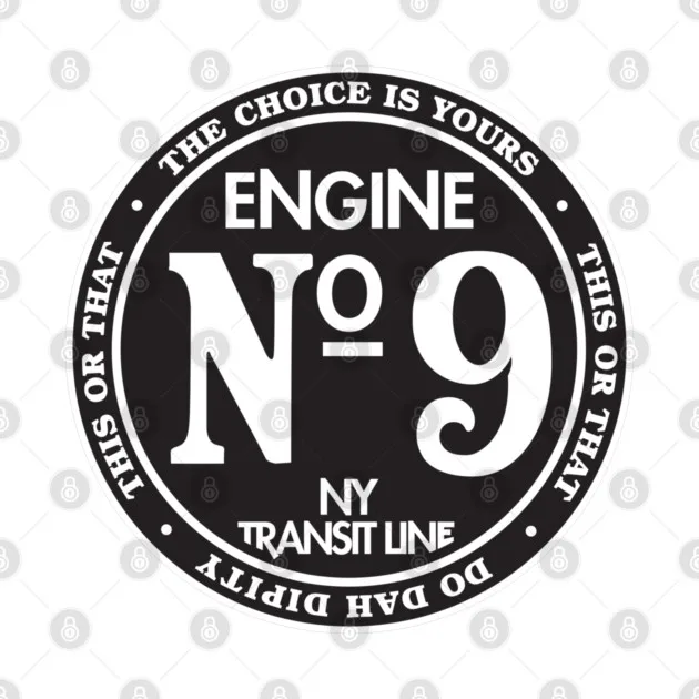 محرك المحرك # 9 نيويورك ترانزيت لاين تي شيرت للجنسين الهيب هوب جرافيك خمر الراب غنائي القطن س الرقبة قصيرة الأكمام الموسيقى ميرش
