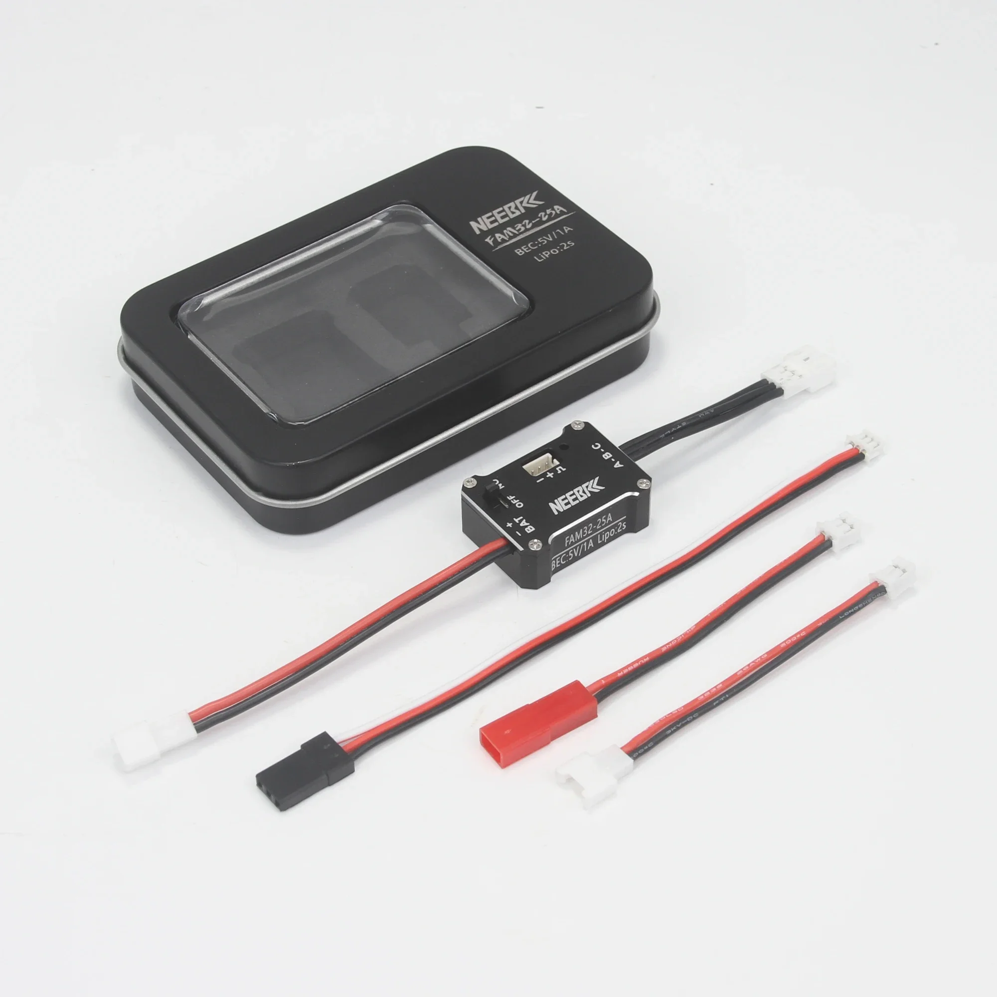 

NEEBRC 25A Metal Brushless ESC 2S for 1/18/ 1/24 1/28 SCX24 Trx4m FMS RC Climbing Drift Car Upgrade Part 1212 1224 1621 Motor