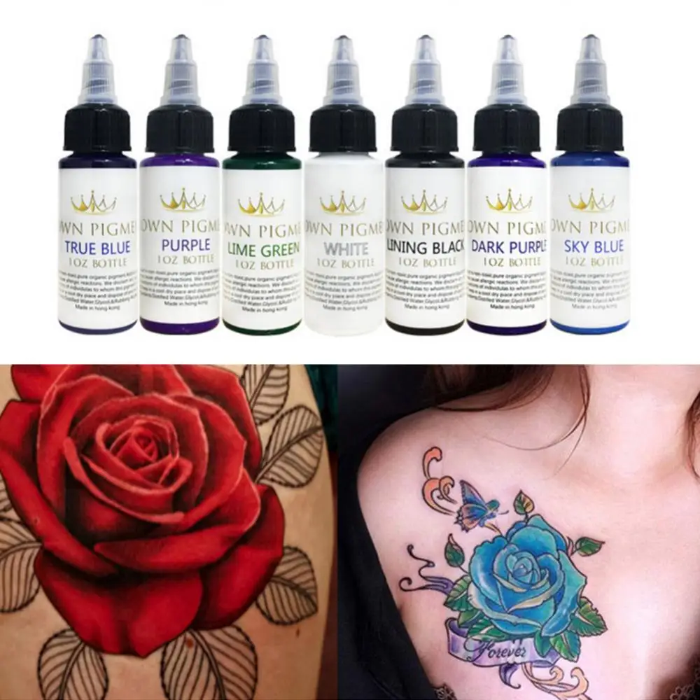 

Dropshipping!! 30ml Semi Permanent Tattoo Pigment Makeup Eyebrow Eyeliner Lip Body Paint Ink