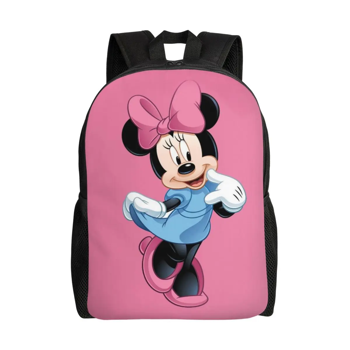 

Дорожный рюкзак с Микки Маусом и Минни на заказ для женщин и мужчин, школьный компьютерный рюкзак, студенческий рюкзак, сумки