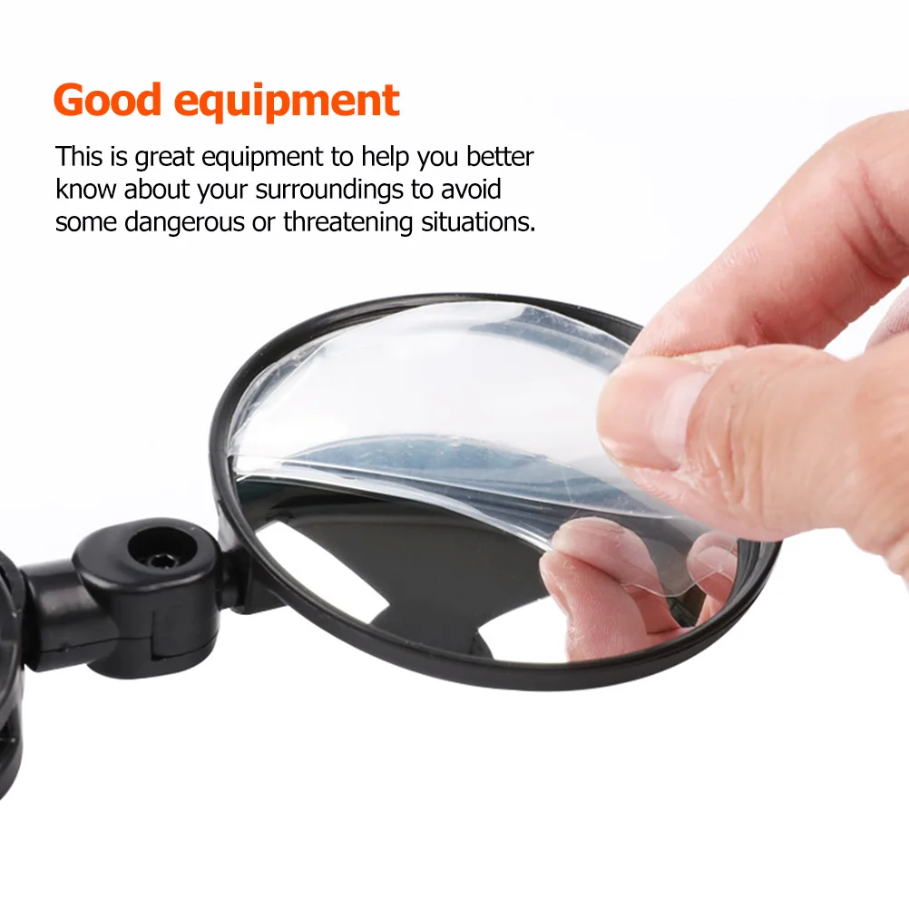 2 Pcs Bicycle Mirror Motorcycle Supplies Road Bike Adjustable Rearview Mirrors for Handlebar Rotatable Review