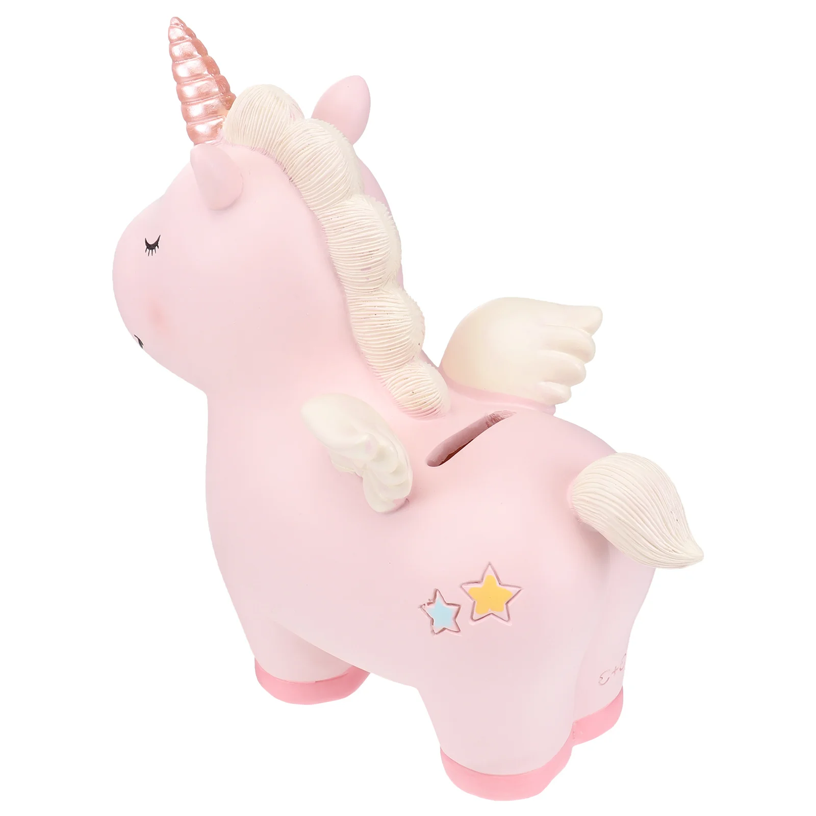 Piggy Bank for Girls Large Capacity Storage Creative Resin Money Bank Cartoon Saving Pot Christmas Birthday Gift Decor