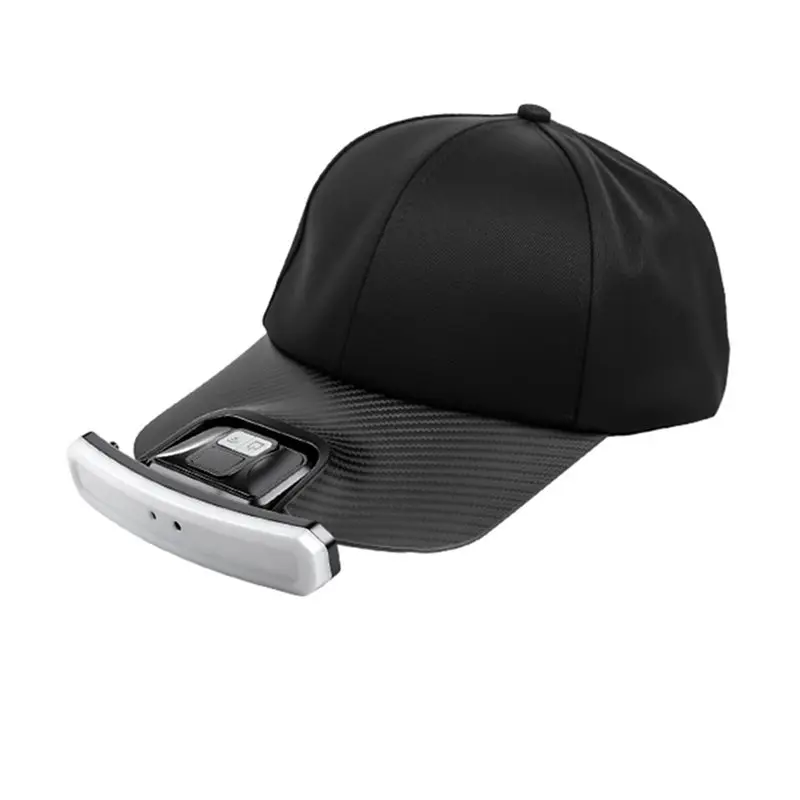 Smart Baseball Cap With Headlamp Rechargeable Hat Lamp, Gesture Sensing Portable Light For Night Fishing And Hiking