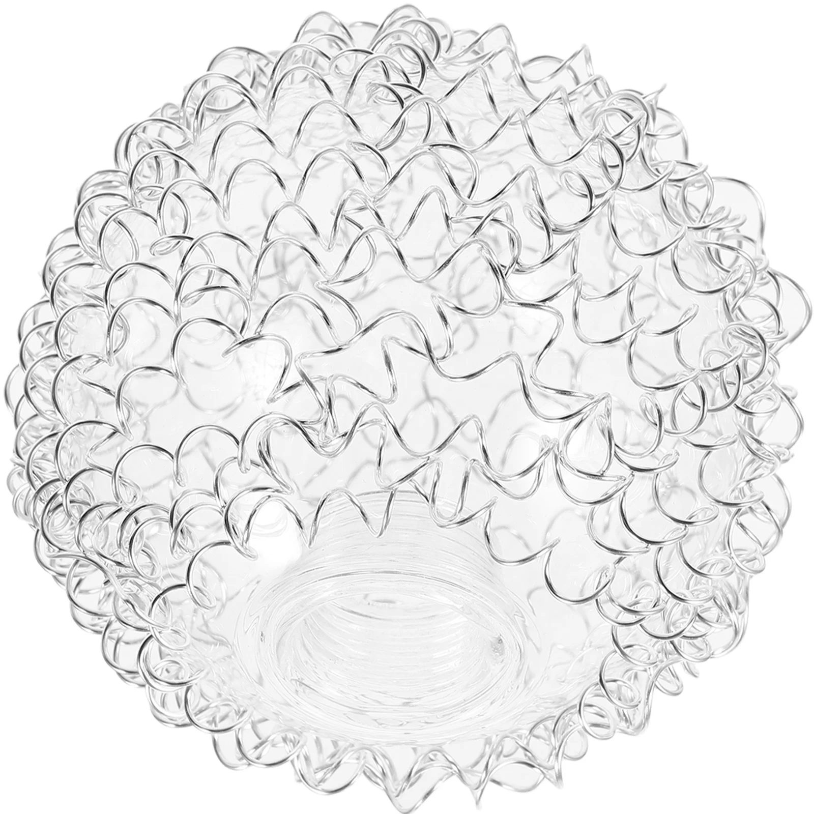 

Globe Glass Lamp Shade Aluminum Wire Stylish Lampshade Cover for Chandelier Pendant Ceiling Light Replacement Shade