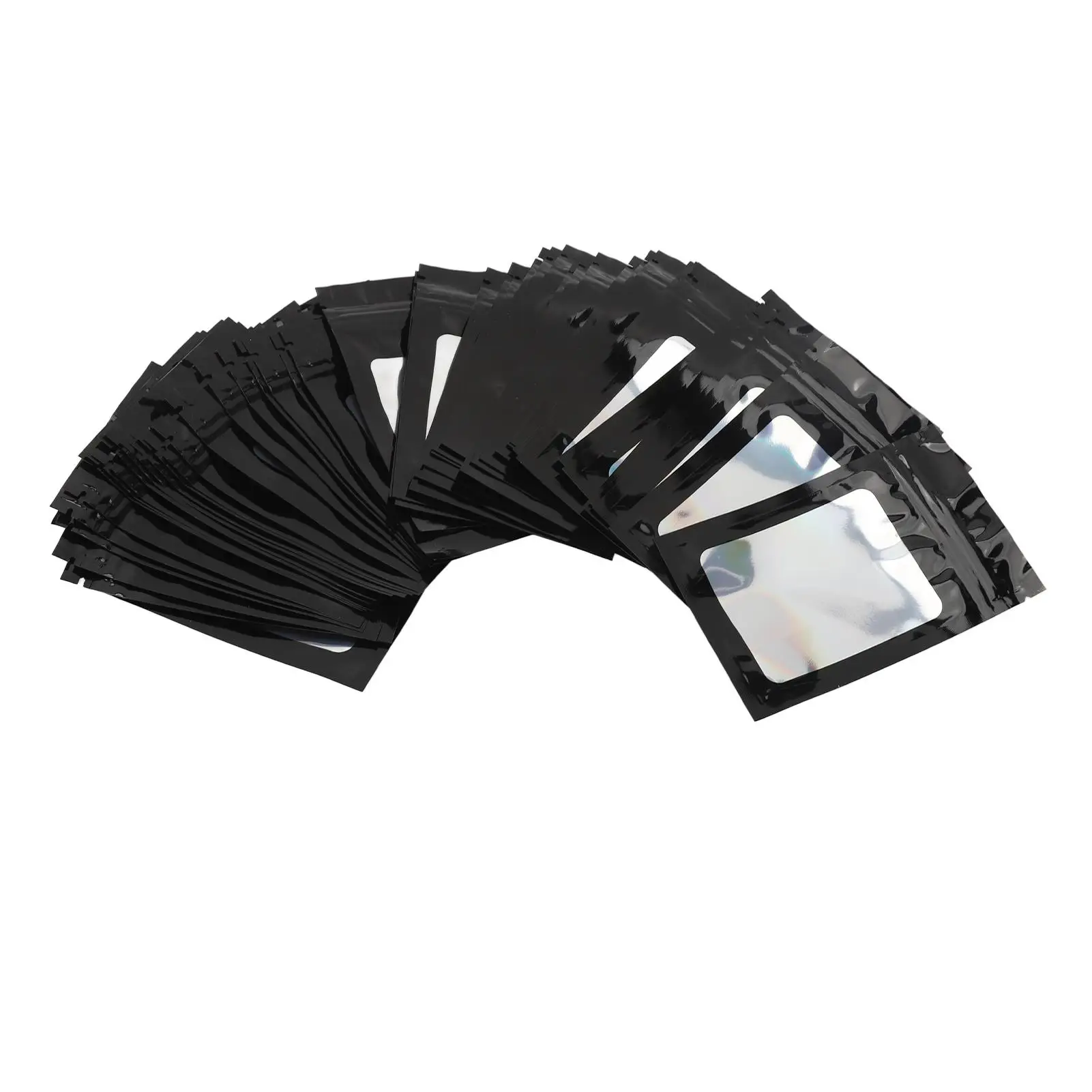 

Portable Resealable Holographic Smell Proof Bag for lip Gloss Stylish for home Storage Solution