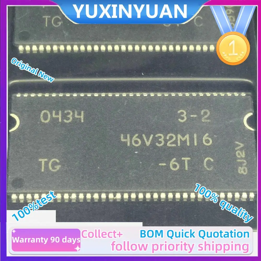 10~50PCs/Lot  MT46V32M16-6T 46V32M16  TSSOP 512Mb: x4, x8, x16 DDR SDRAM Features IC in Stock,100%Test