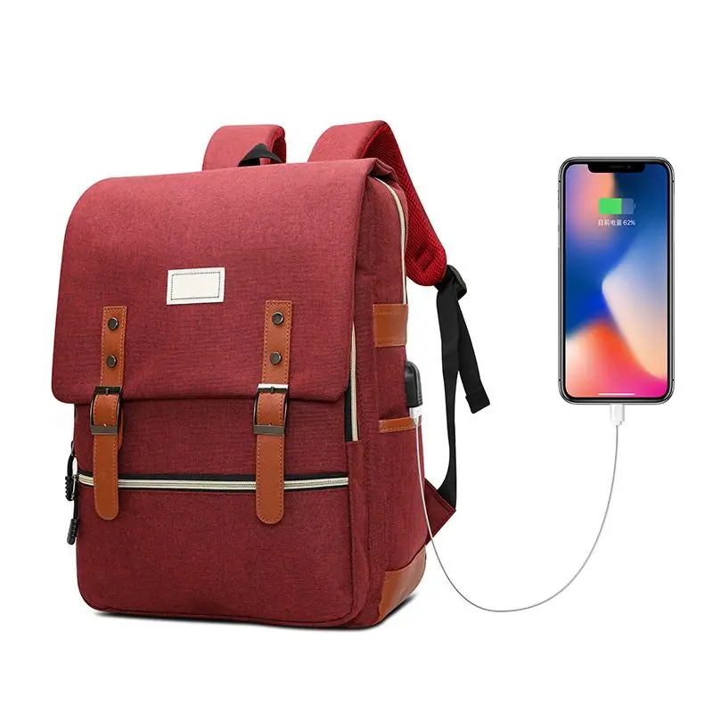 Vintage Unisex Oxford Waterproof Backpacks Large Capacity Men Travel Bag Women Students School Books 16 Inch Laptop Backpack