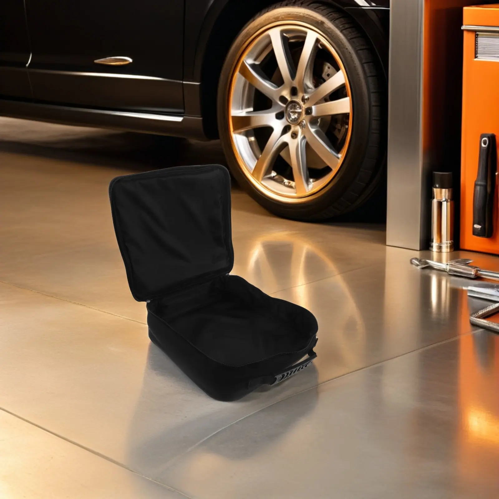 Waterproof Ev Charging Cable Storage Bag Fireproof Portable Halloween Christmas Electric Car Charging Cable Bag Oxford