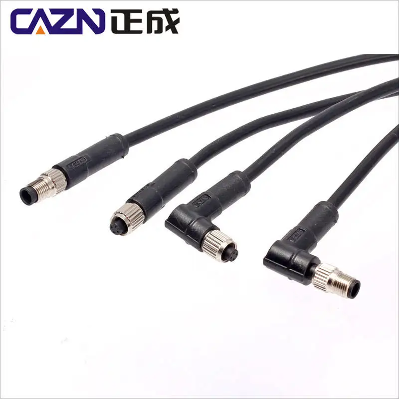 

M5 4pin Cable Overmolded Male 4 Pin Connector PVC 4-pin Cordset No reviews yet 4 buyers