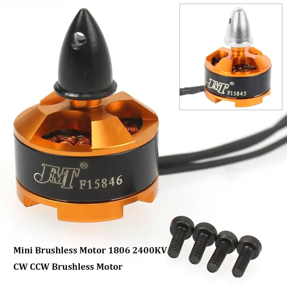 1806 2400KV ミニブラシレスモーター ゴールド/シルバー CW CCW FPV クアッドコプター部品 前進および後進モーター