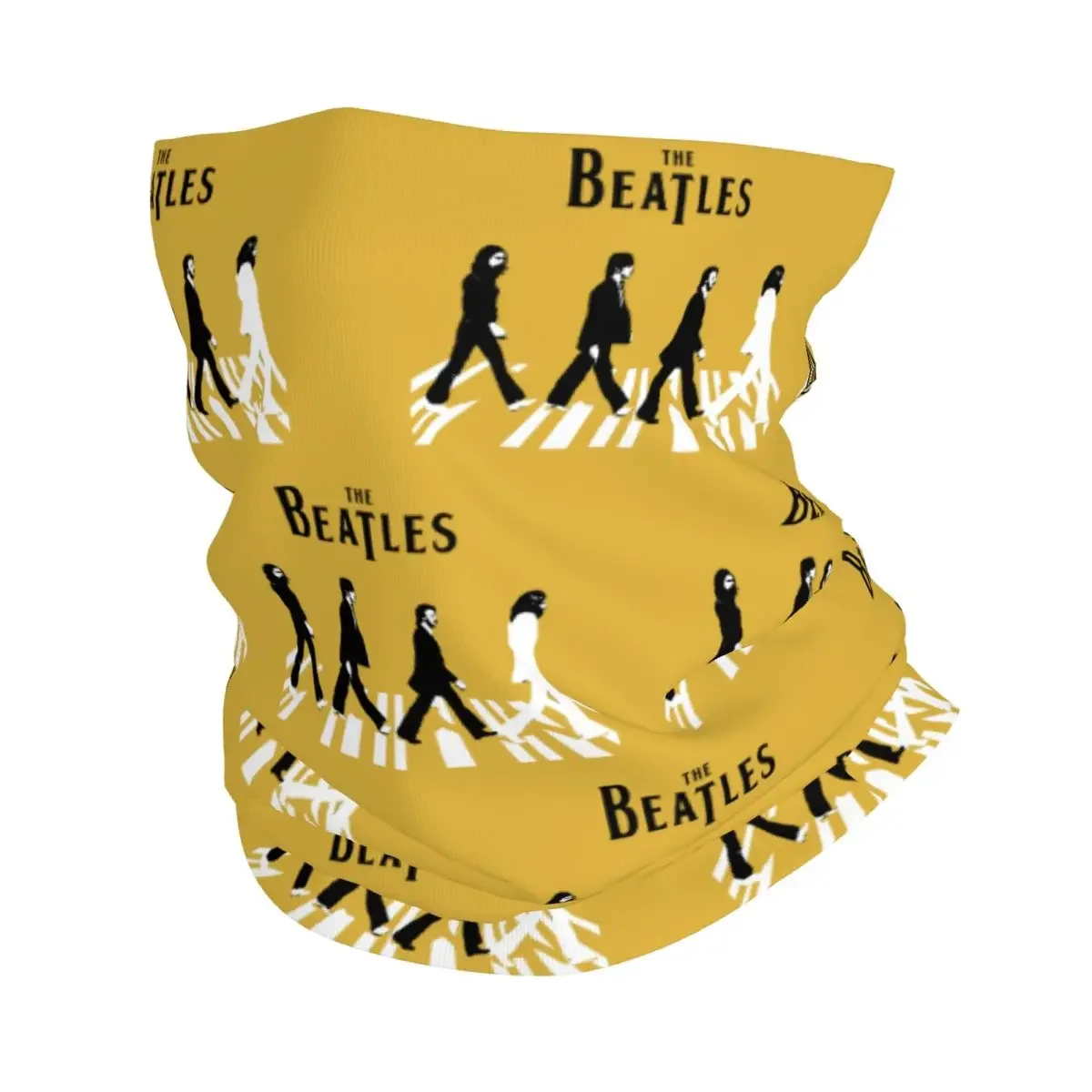 The Beatle Walking Road Merch Crew Bandana Neck Gaiter Printed Wrap Mask Scarf FaceMask Hiking Fishing Unisex Adult Washable