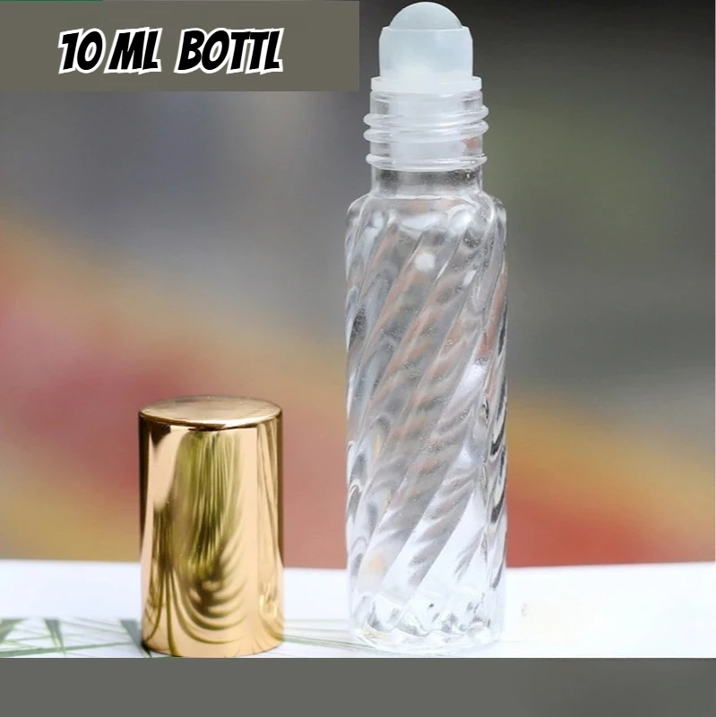 1 Chiếc Lọ Tinh Dầu Thủy Tinh Con Lăn Chai Với Quả Bóng Lăn Chai Nước Hoa Lăn Trên Chai Lọ Du Lịch Bình Rõ Ràng