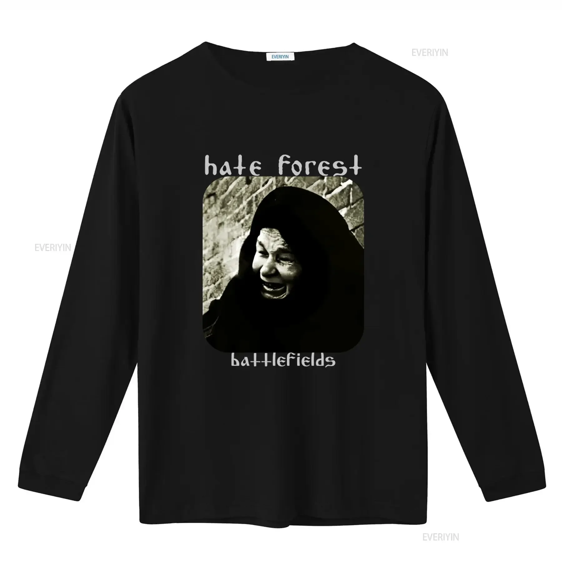 HATE FOREST Battlefields T Shirt Unique Design for Men and Women vintage Washed Breathable Stylish homme fashion Slightly Soft