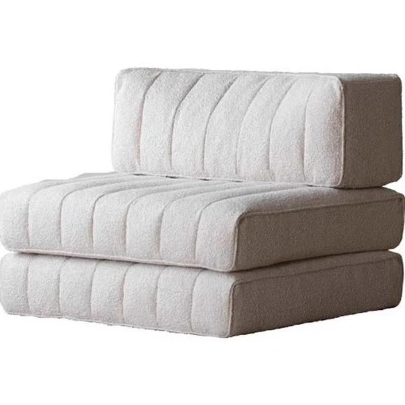 وحدة أريكة من القماش الشمالي مجموعة كتلة التوفو شقة صغيرة متحركة كاملة تفكيك وغسل أريكة حصير بدون ذراع #1