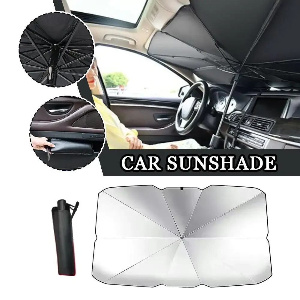 Multi Purpose Convenient Foldable Car Windshield Sunshades Interior Protechor Part Auto Parasol Umbrella Front Covers