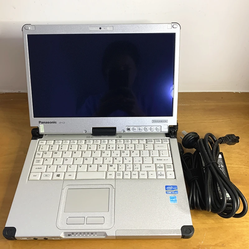 

For Panasonic Toughbook CF-C2 Laptop i5 4G 8G Ram with SSD Win7/10 WIFI for Alldata Repair Software MB Star C4 C5 Diagnosis Tool