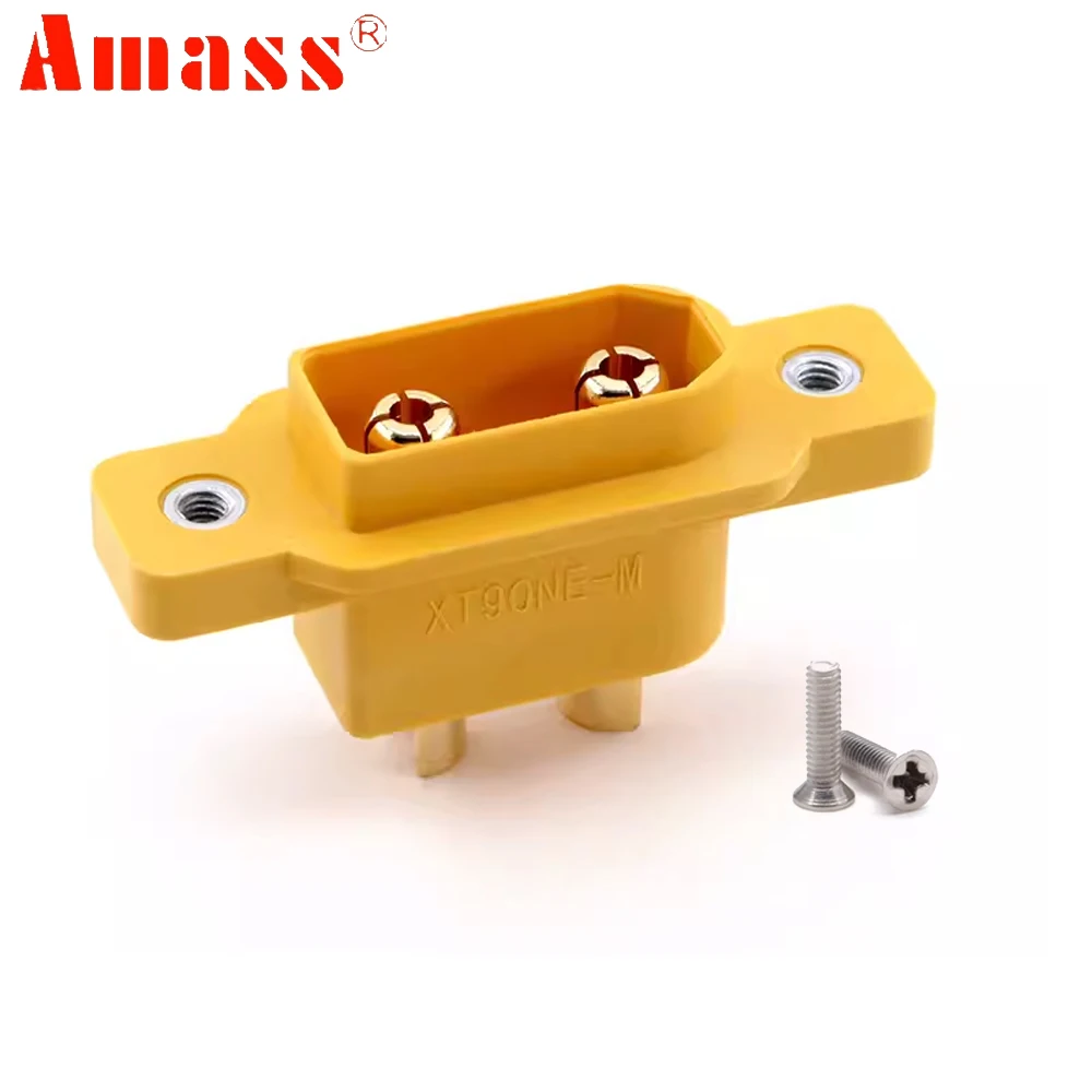 

5pcs/lot Amass XT90NE XT90NE-M DC 500V 30A Male Connectors With M2.5 Nut For RC Aircraft Car Airplane Boat Accessories Diy