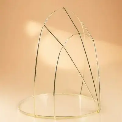 

Традиционная китайская металлическая рамка для волос в виде короны, аксессуар для изготовления старинных головных уборов, устойчивая DIY-основа для головных уборов Ханьфу, для вечеринок