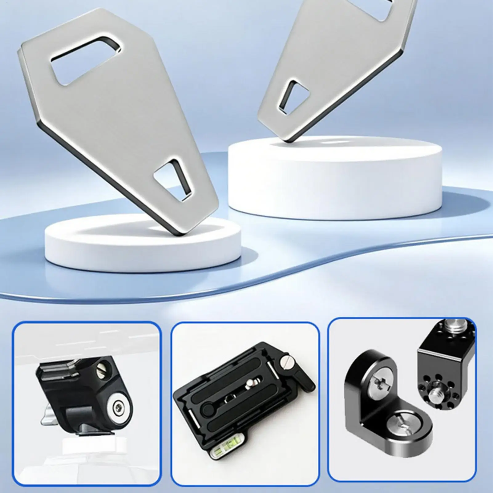 Tripod Screw Wrench Heavy-Duty Chamfered Secure Grip Tool 1/4 3/8 Camera Mount Screw Wrench for Photographers Videographers