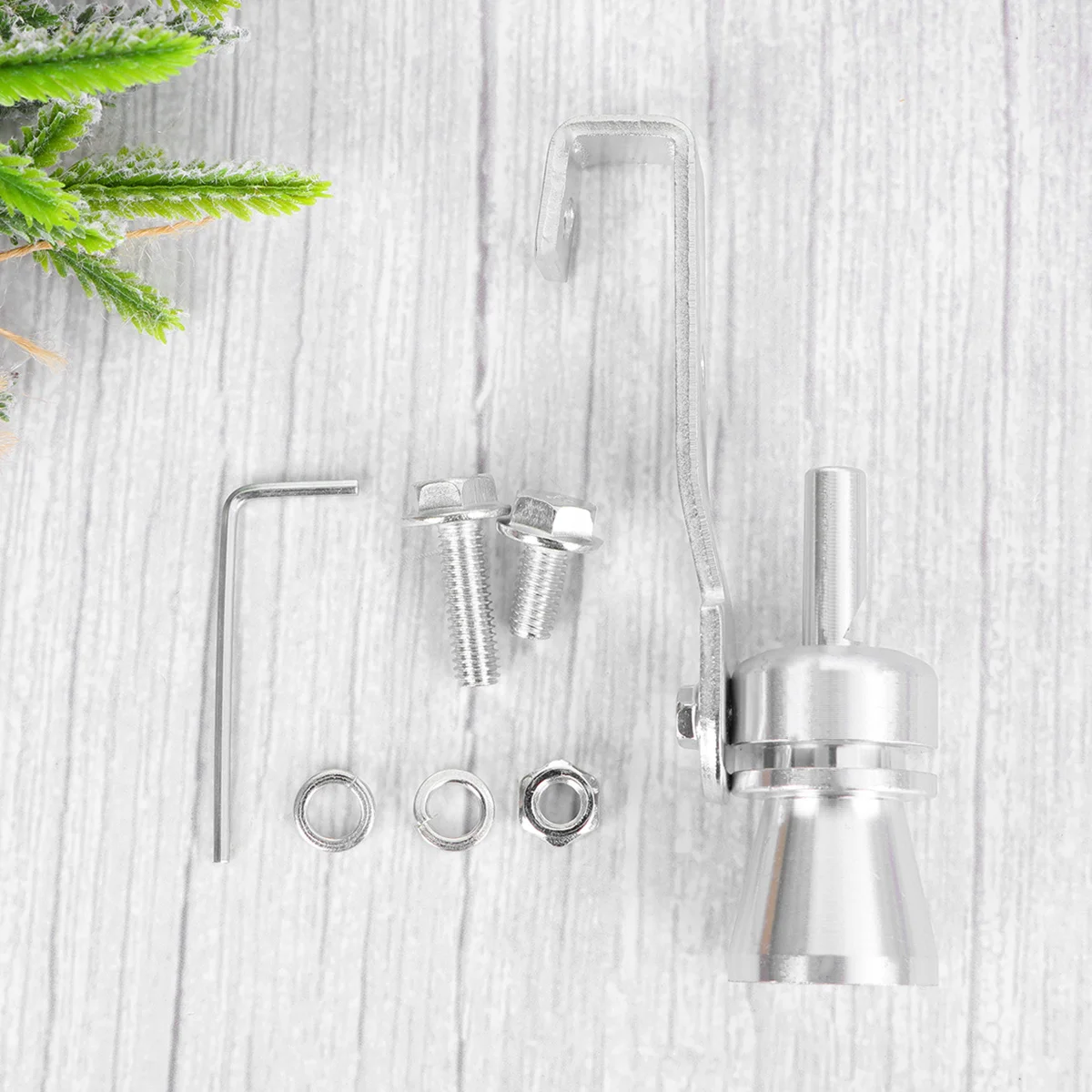 

2Pcs Exhaust Whistle Car Tailpipe Sound Simulator Aluminum Alloy Turbine Sound Maker Vehicle Roar Enhancer Easy Installation