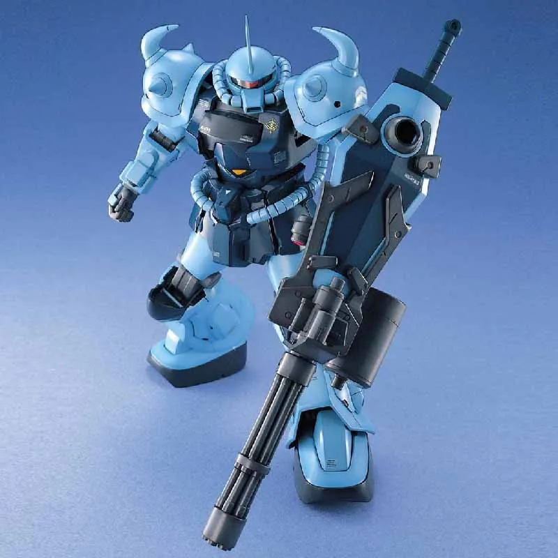 Bandai Original GUNDAM MG Series MS-06F ZAKU Anime Action Figure Assembly Model Toys Collectible Model Ornaments Gifts