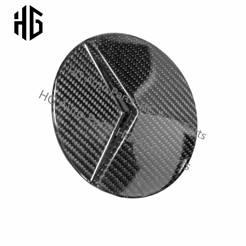 Car Styling Real Carbon Fiber Fuel Tank Cap Cover Trim Paste Decorative For Huracan LP610-4 LP580-2 Coupe Spyder Fuel Cap