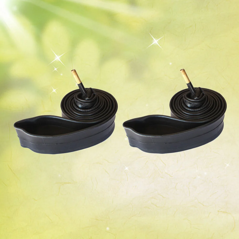 

2pcs 24X1.75/1.95 Bicycle Inner Tube Butyl Rubber Airtight System Compatible With Wide Cycling Tire For Mountain Bike Rubber