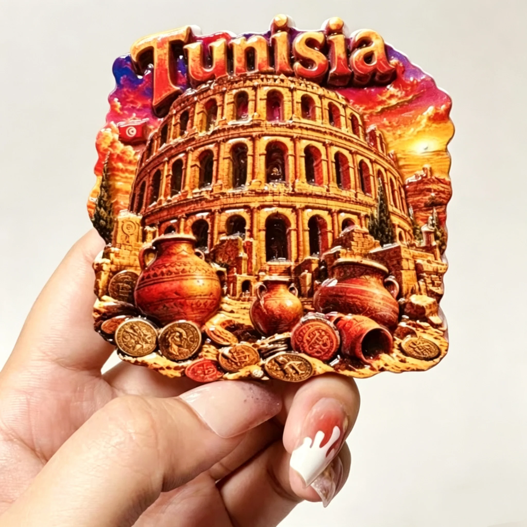 Africa  Tunisia  3D Fridge Magnets Tourism Souvenir Refrigerator Magnets Sticker