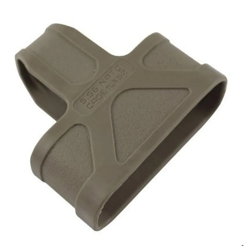 6-Piece Rubber Mag Set Suitable M45.56/7.62 Glock Rifle Rubber Magazine Pouch Marking Bracket Protective Cover