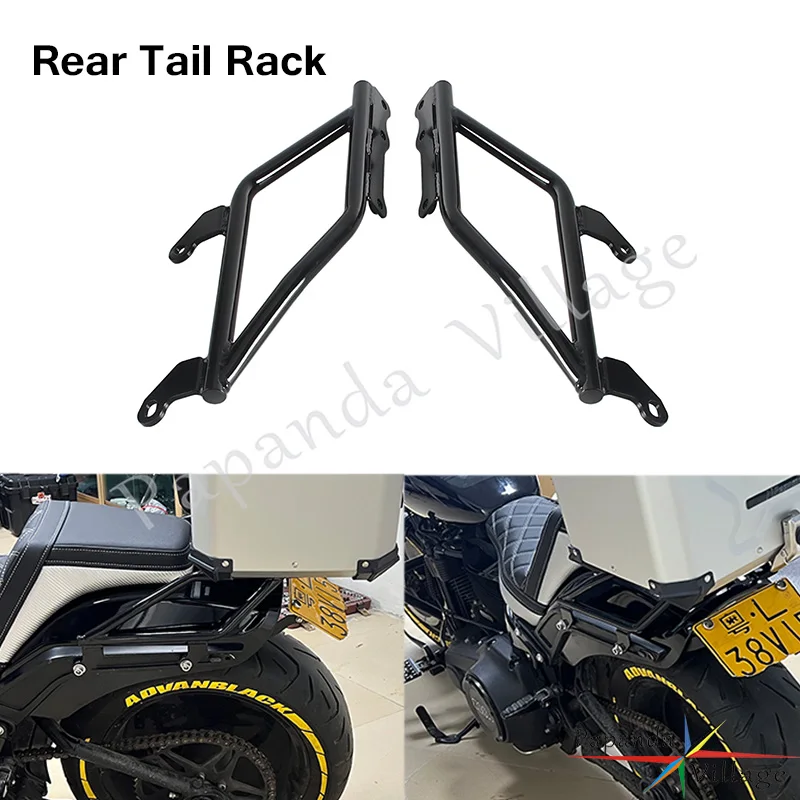 Motorrad-Zubehör Topcases Heckgepäckträger Heckhalterung für Harley Softail Low Rider EL Diablo FXRST 117 2022-2025