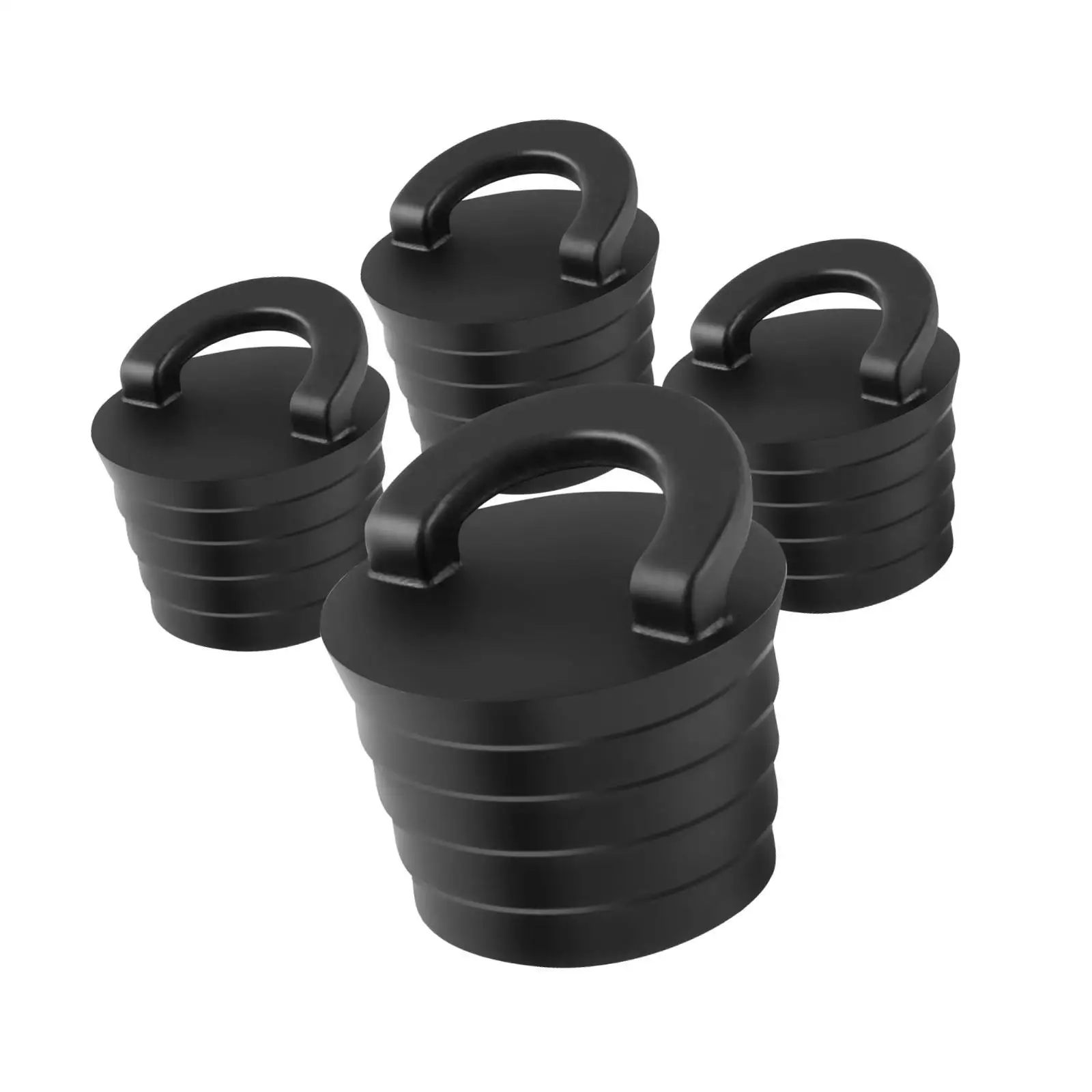 

4Pcs Push in Boat Drain Plugs Stopper thru Hull Drains Kayaks Scupper Plugs