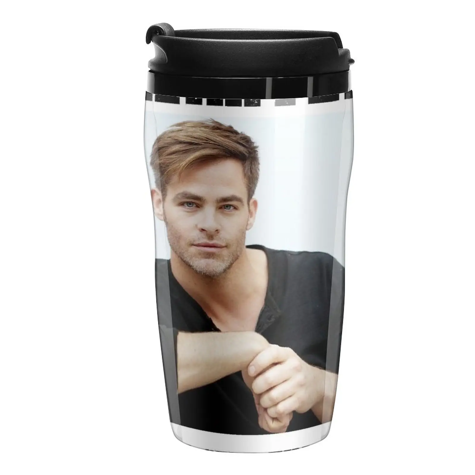 

New wanted: chris pine Travel Coffee Mug Beautiful Tea Mugs Espresso Coffee Cup