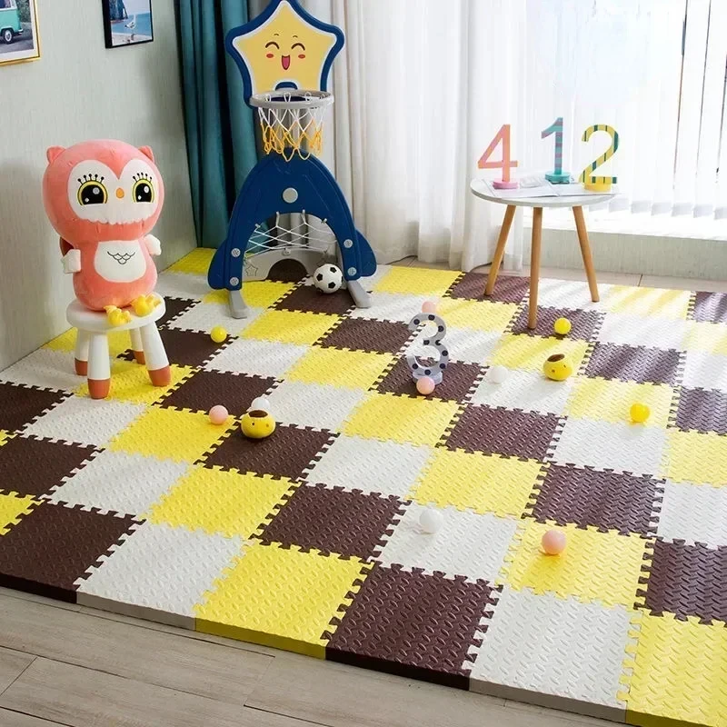 12Pcs Baby Puzzle Floor Kids Carpet EVA Foam Baby Blanket Educational Toys Play Mat Rubber Crawling Mat playmat 30x30x1CM