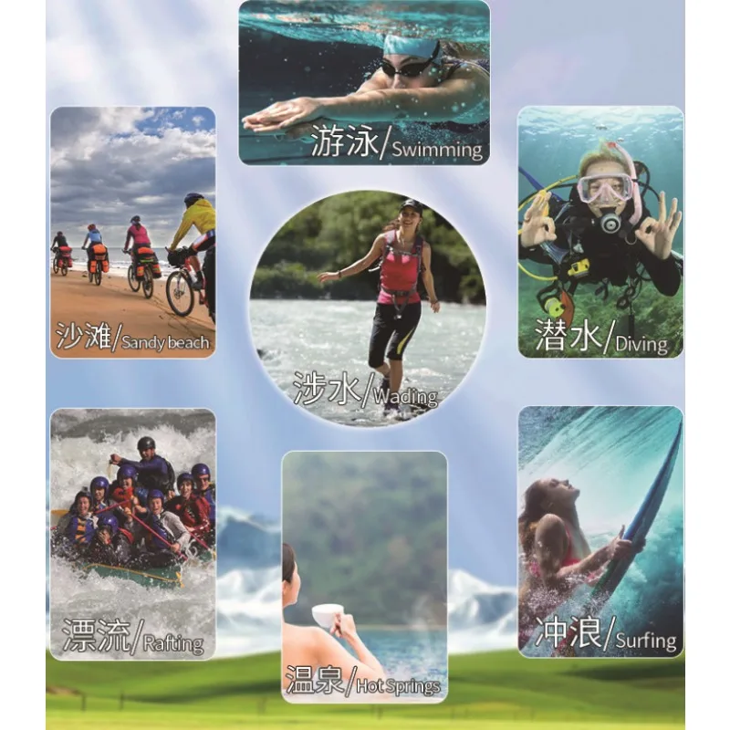 

Водонепроницаемый чехол-сумка для плавания, дайвинга, подводной съемки, водонепроницаемый защитный чехол, спортивные сумки для плавания и дрифтинга