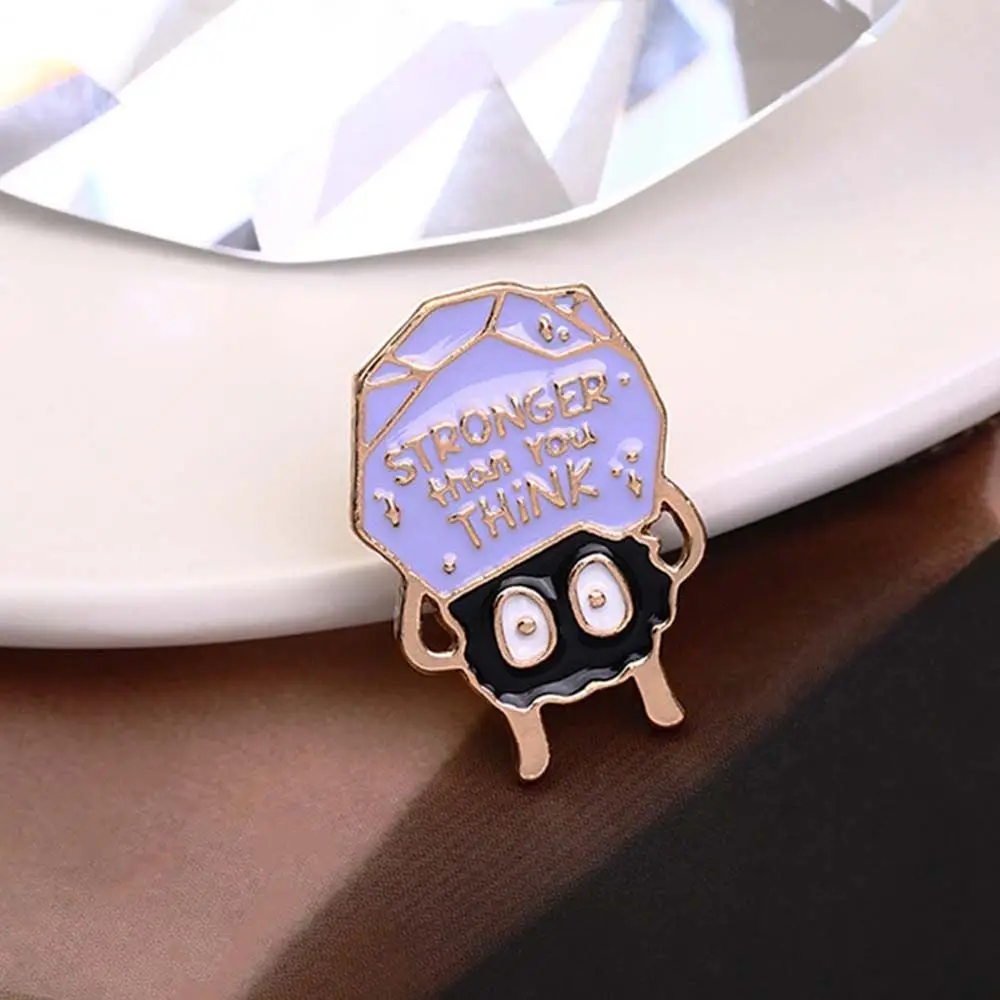 Stronger Soot Sprite Badge Pin Lapel Pin Travel Commemorative Funny Brooches Lapel Brooch Brooches Pin Enamel Pin