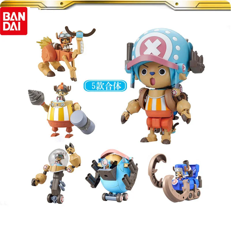 

Bandai Аниме ONE PIECE экшн-фигурка Тони Чоппер активный сустав супер робот крепость второго поколения сильно вооруженный меча