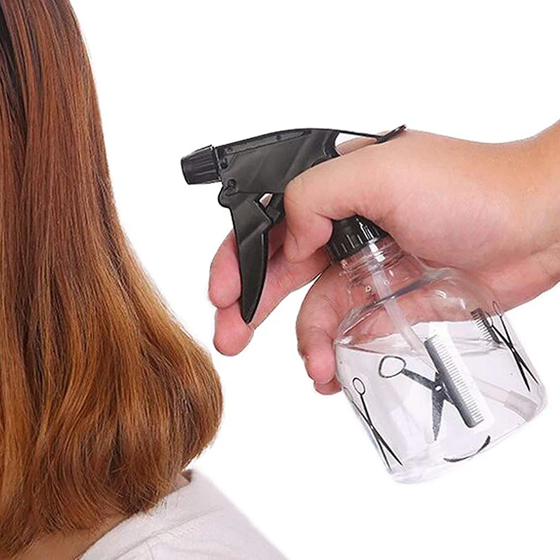 250 مللي/500 مللي أداة تصفيف الشعر فارغة دائم إعادة الملء قابل للتعديل ضباب تصفيف الشعر صالون لتقوم بها بنفسك الحلاق زجاجات رذاذ الماء البلاستيكية #1
