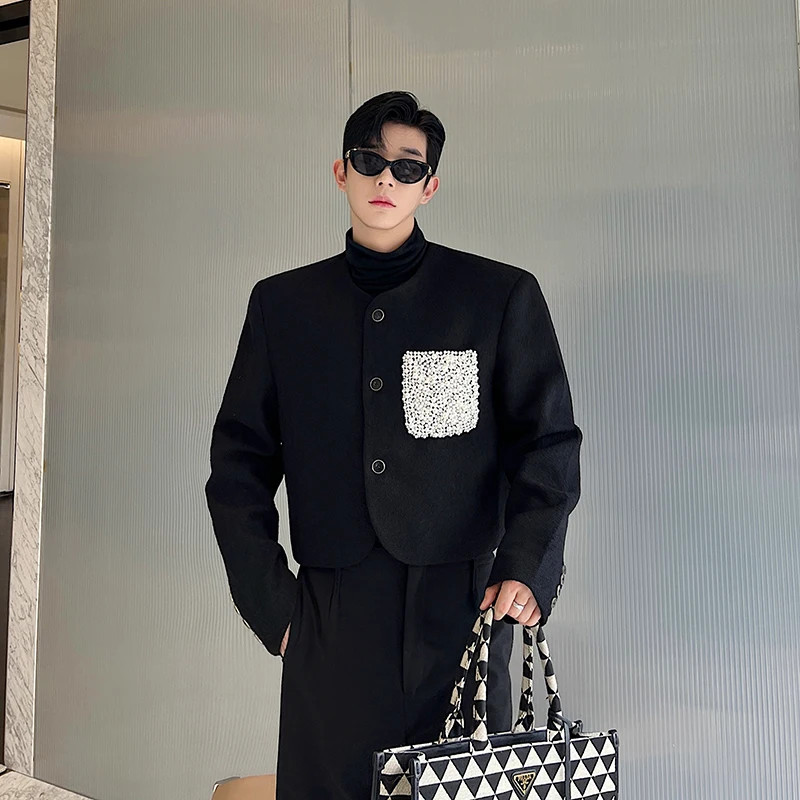 

Новая мужская куртка 2025 года: круглый воротник, стильный дизайн, усиленная конструкция, весна-осень