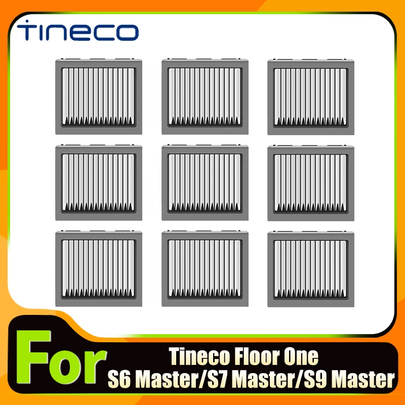 Original Filter For Tineco Floor One S6 Master/S7 Master/S9 Master Wet Dry Vacuum Cleaner Brush Roller Hepa Filter Spare Parts