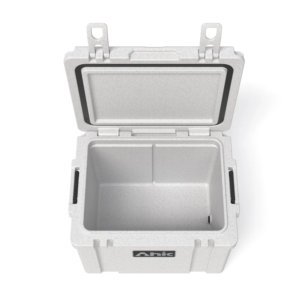 25L Fishing Cooler Marble White Color Ice Box friendly Features Rotomolding Hard Cooler for Outdoor Camping Travel Picnic view 4