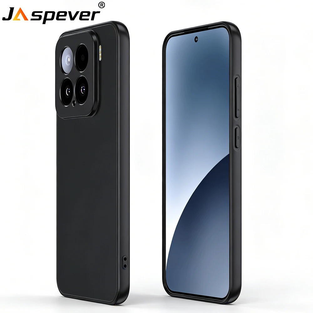 Luxury Silicone Soft Case For Xiaomi 17 15 15T 14 14T 13 13T Pro Ultra Matte Black Ultra Thin Frosted Shell TPU Cover Xiaomi17