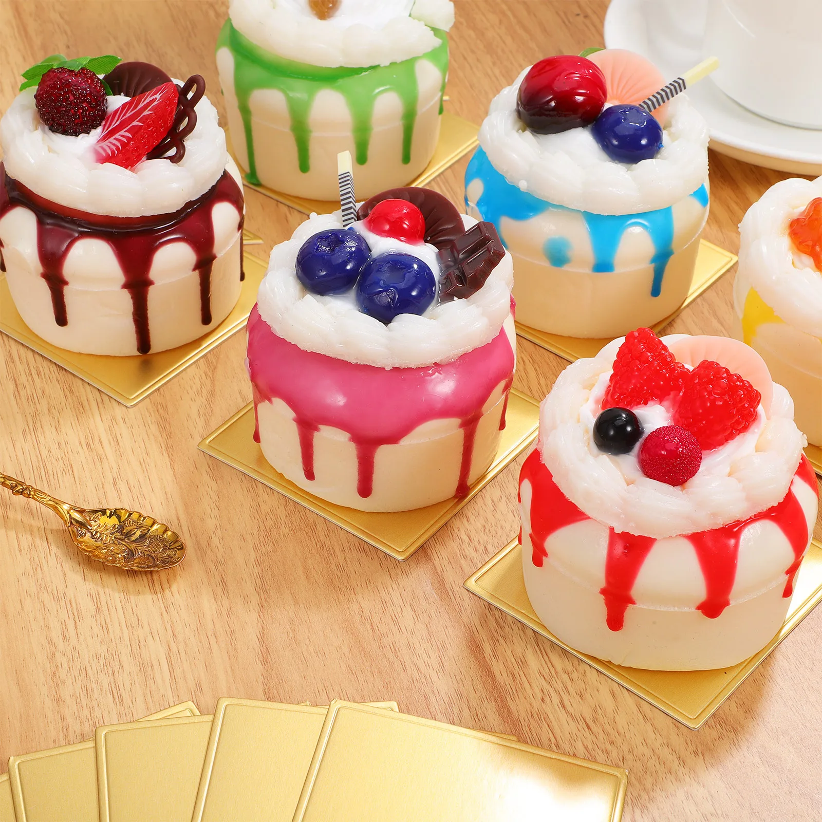 

Cake Boards Mini Square Cardboard Bases Disposable Cake Trays For Birthday Party Display Baking Supplies Kitchen Bar