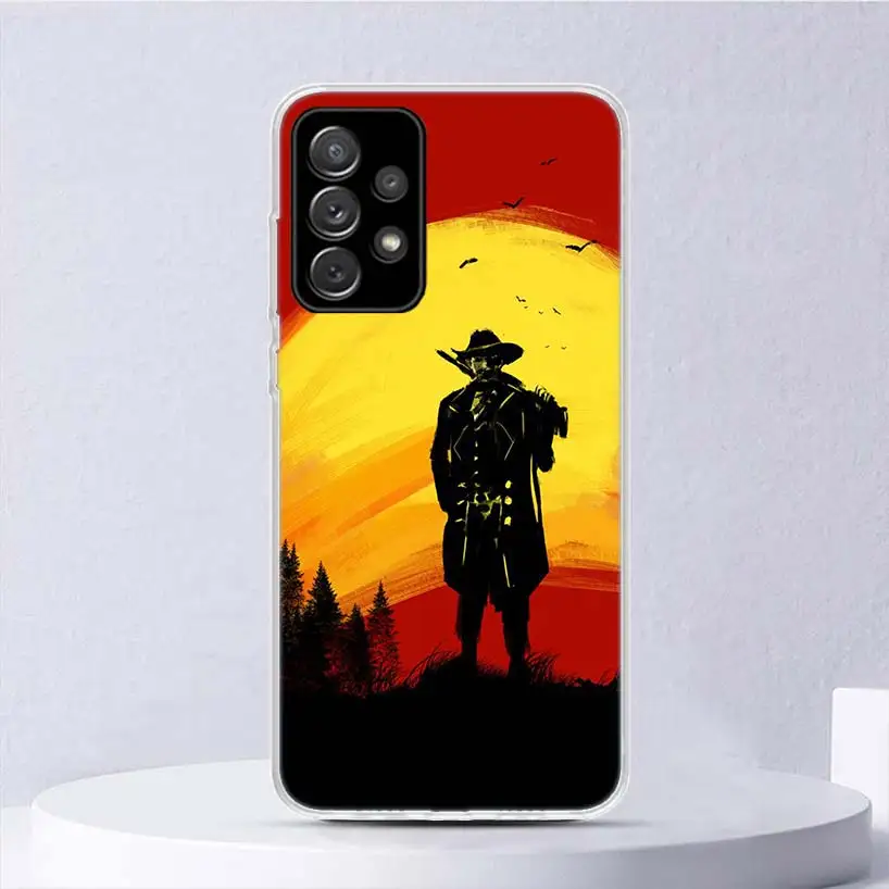 Red Dead Redemption 2 Soft Case For Samsung Galaxy A15 A14 A13 A12 A55 A54 A53 A52 Phone Cover A35 A32 A33 A25 A23 A22 A05S A04S