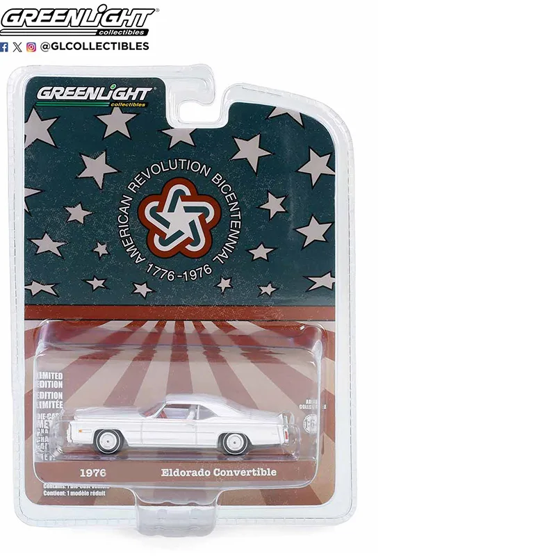 

Greenlight 1:64 Ratio Display Convertible Car Model Static Collection Decorated Holiday Toys Souvenir Gift