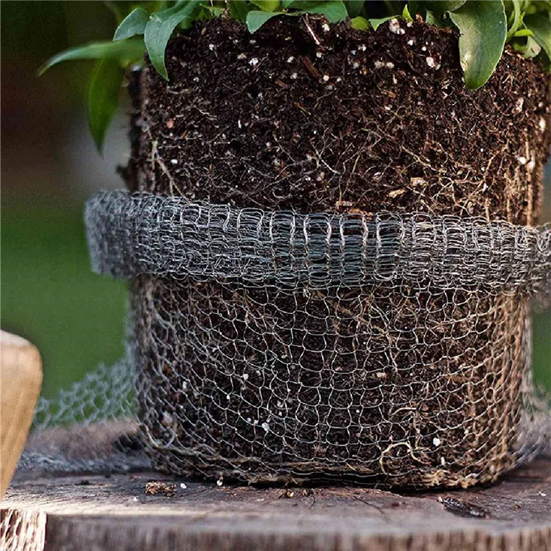 

BAAG-Plant Root Guard Baskets 24 Pcs Root Guard Wire Basket Cages Underground Stainless Steel Wire For Plants In Garden